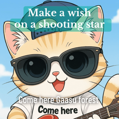 Make a wish on a shooting starのジャケット写真