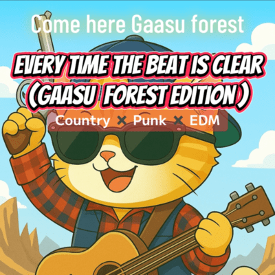 Every time the beat is clear (Gaasu forest Edition)のジャケット写真