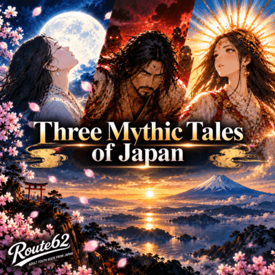 Three Mythic Tales of Japan Front Cover