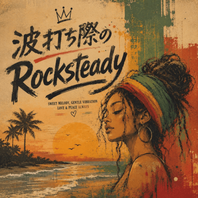 波打ち際のRocksteadyのジャケット写真