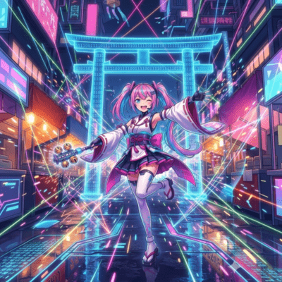 Cyber Matsuri-bayashi Front Cover