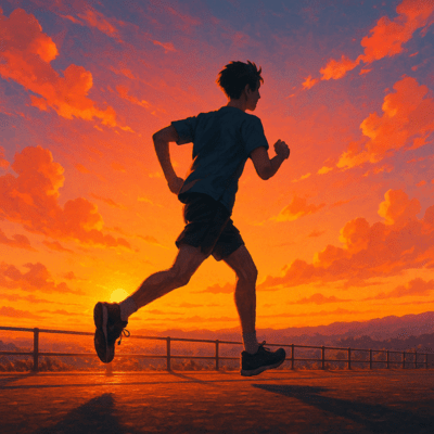 Morning Glow Runner Front Cover