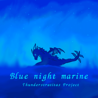 Blue night marine Front Cover
