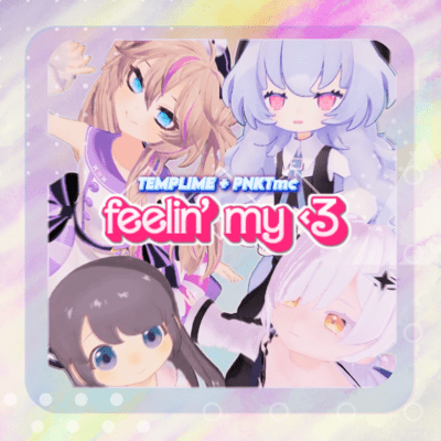 feelin' my heart (feat. PNKTmc, poco.exe, Sight Nonnon, komeda run* & Kasukabe Tsukushi) Front Cover
