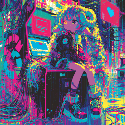 Electric Sheep Little Girl Front Cover