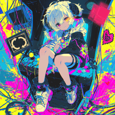 Neon HUD Candy Front Cover