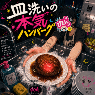 The Dishwasher's Serious Hamburg Steak Front Cover