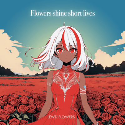 Flowers shine short lives Front Cover