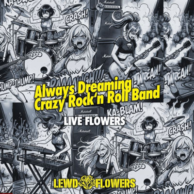 Always Dreaming Crazy Rock'n Roll Band (Live Flowers Cover) Front Cover