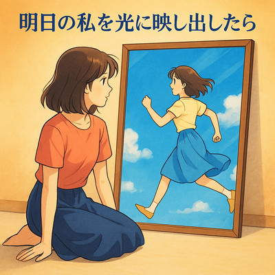 明日の私を光に映し出したらのジャケット写真