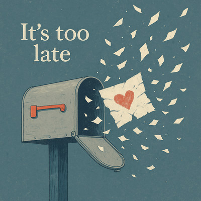 It's too late Front Cover