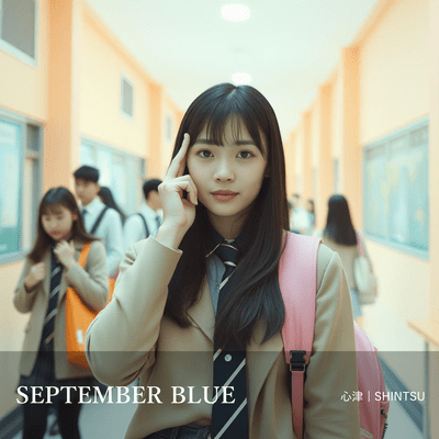 September Blue Front Cover