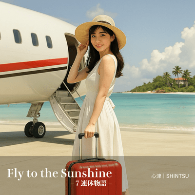 Fly to the Sunshine - Seven Holidays Story - Front Cover