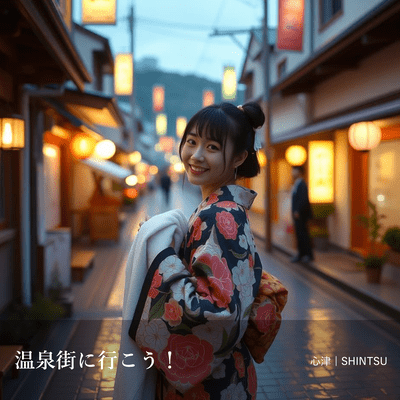 Let's Go to Onsen Town! Front Cover