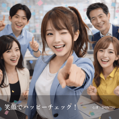 笑顔でハッピーチェック!のジャケット写真