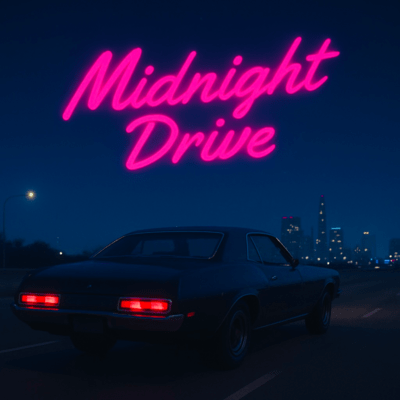 Midnight drive. Front Cover