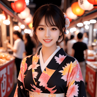 Summer Matsuri Night Front Cover