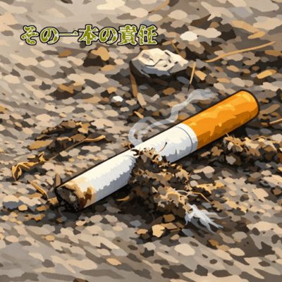 The responsibility of that one cigarette (feat. HATSUNE MIKU) Front Cover