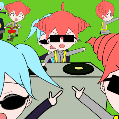 人類憐れみの令 (feat. 初音ミク & 重音テト)のジャケット写真