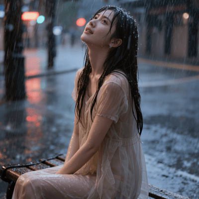 The Rain Never Stopped Front Cover