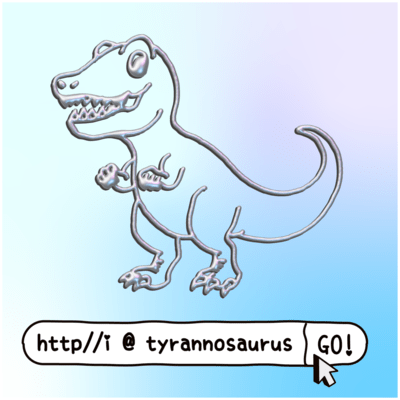 Tyrannosaurus (short) Front Cover