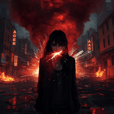 Crimson Rage: The Voice That Shatters the Night Front Cover