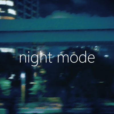 night modeのジャケット写真