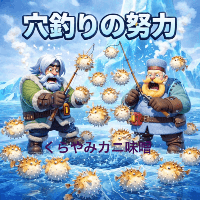 穴釣りの努力のジャケット写真