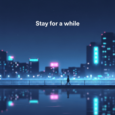 Stay for a While Front Cover