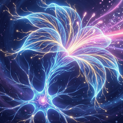 flowers blooming in the synapse Front Cover