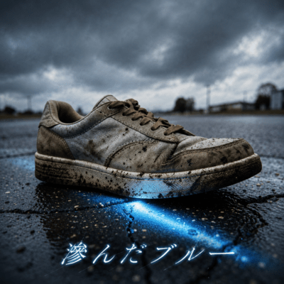 blurred blue Front Cover