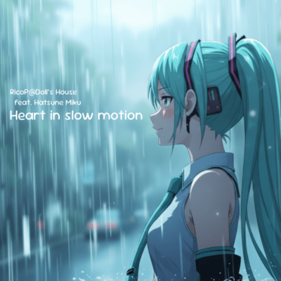 Heart in slow motion (feat. 初音ミク)のジャケット写真