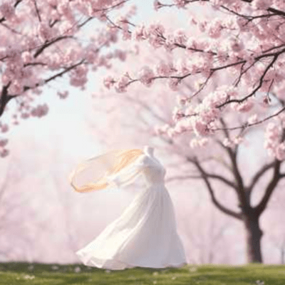 A Dress Dancing with the Wind Front Cover