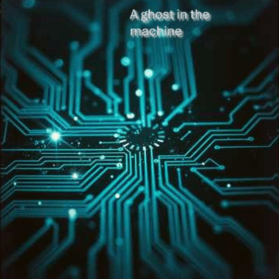 A ghost in the machine (feat. Paper Crane Parade) Front Cover