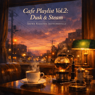 Cafe Playlist Vol.2: Dusk & Steam Front Cover