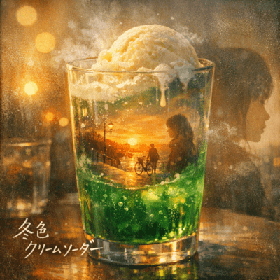 冬色クリームソーダ― (feat. Lily A.)のジャケット写真