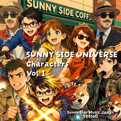 SUNNY SIDE UNIVERSE Characters Vol.1 Front Cover