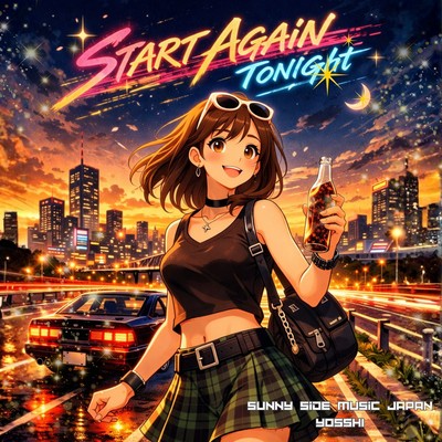 START AGAIN, TONIGHTのジャケット写真