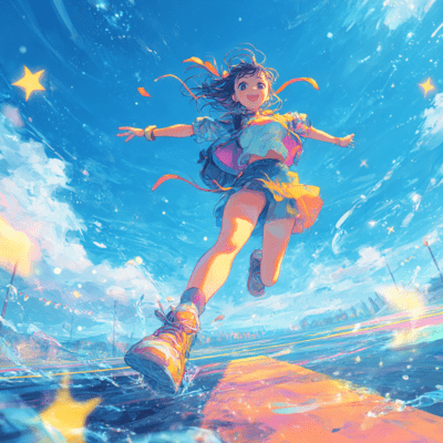 Sparkling Summer Spin Front Cover