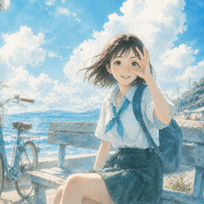 Ramune Blue Compass Front Cover