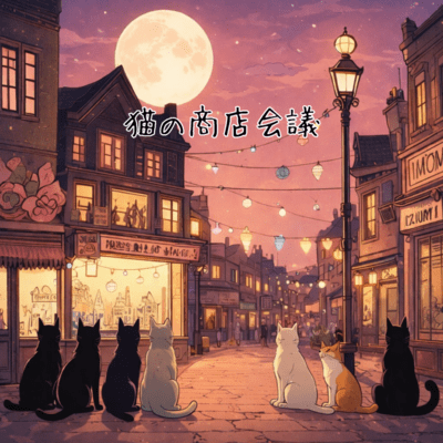 猫の商店会議のジャケット写真