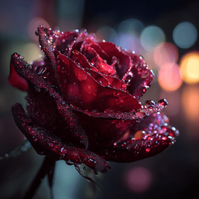 Rose in the Rain Front Cover