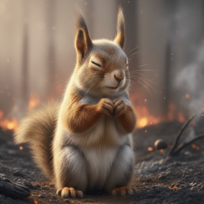 The Animals Offer Prayers to the Sacred Forest .Cinematic Story Music Front Cover