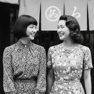 Chic Jazz Piano BGM in a Retro Showa-Era Monochrome World Front Cover