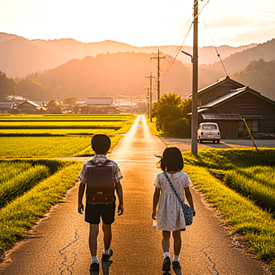 Dramatic, story-like music evoking memories of my countryside hometown. Front Cover