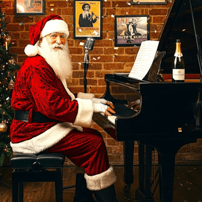 New Christmas Jazz BGM - Sparkling Jazz Piano for a Festive Holiday Front Cover