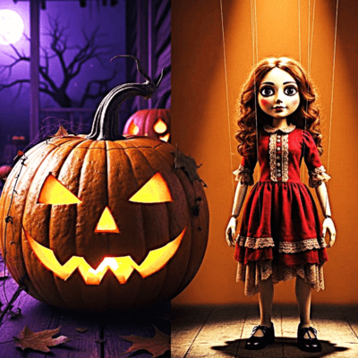 newest.Halloween Music Box BGM .Spooky-Cute Monster Melody with an Eerie Charm Front Cover