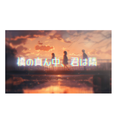 You are next to me in the middle of the bridge. Front Cover