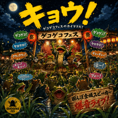 The Night of a Thousand Ribbits Front Cover