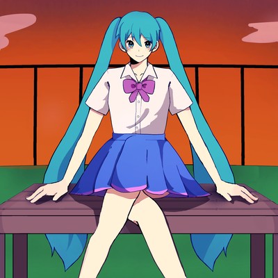 Please don't move (feat. HATSUNE MIKU) Front Cover